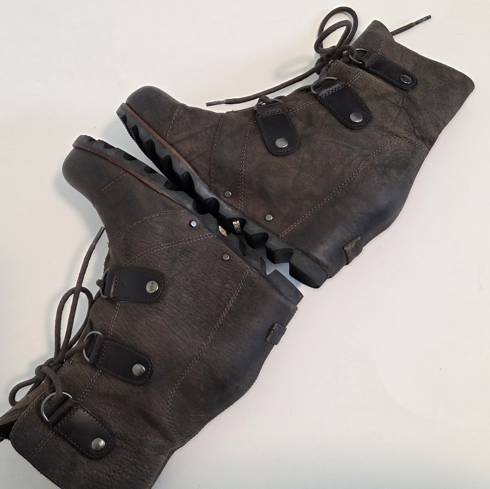 SOREL Joan of Arctic mid wedge boot, women’s 6.5 - Picture 11 of 16